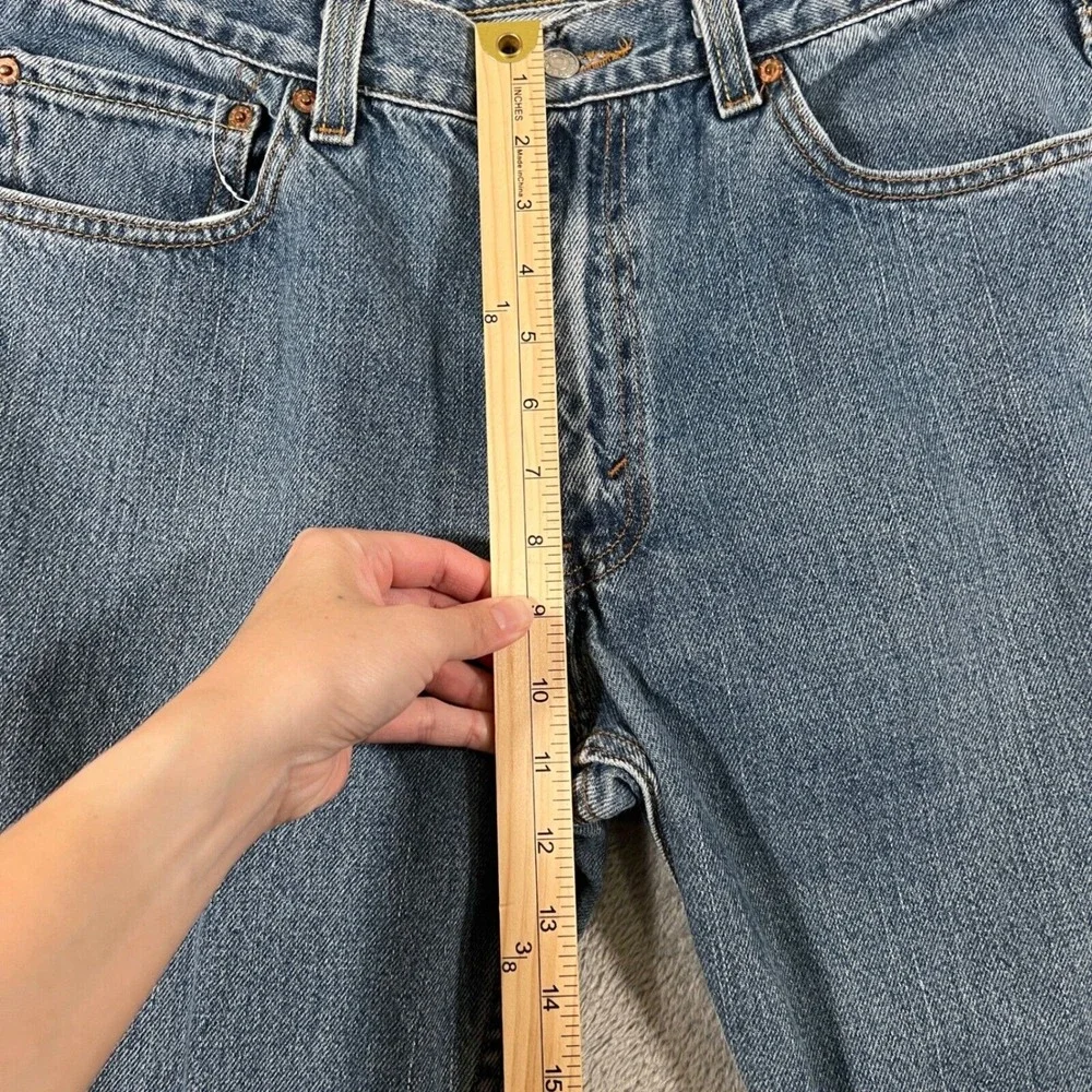 Y2K Levi's 505 Regular Fit Jeans Mens 34x32 Blue‎ Medium Wash Denim